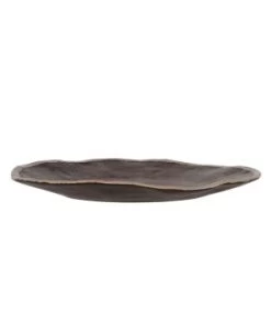 Assiette Plate Etna Bronze D27.4 H2.4