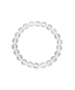 Bracelet Boule 08mm Cristal De Roche A