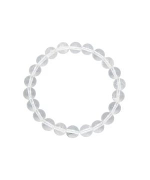 Bracelet Boule 08mm Cristal De Roche A 3 Bracelet Boule 08mm Cristal De Roche A