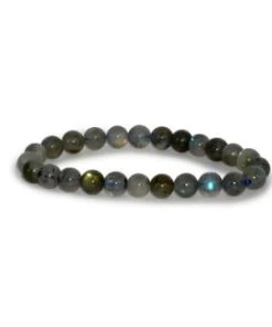 Bracelet Boule 8mm Labradorite A 8mm