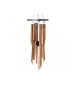Carillon Bois Carre Naturel H120