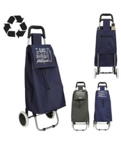 Chariot Shopping Recycle 2 Roues