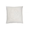 COUSSIN FEUILLE BLANC 43X43 -Intérieure Décoration Magasin coussin feuille blanc 43x43 1