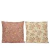 COUSSIN FLEURS 45X45CM 2 COUSSIN FLEURS 45X45CM -Intérieure Décoration Magasin coussin fleurs 45x45cm