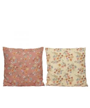 COUSSIN FLEURS 45X45CM 3 COUSSIN FLEURS 45X45CM