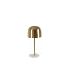 Lampe Champignon Dorée S/pied 21x21 H46