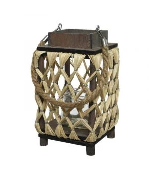 LANTERNE BOIS NATUREL H31 3 LANTERNE BOIS NATUREL H31