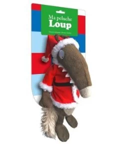 Ma Peluche Loup Habillée - Noël