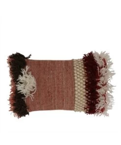 OREILLER ROSE SOMBRE 50X30CM