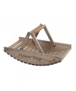 Panier Cueillette De Fleurs Bois