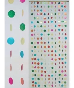 Rideau De Porte DISQUE NACRE MULTI 90x200cm