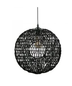 /SUSPENSION CALYP NOIR D41X14CM