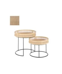 TABLE DE SERVICE LEANDRO NOIR D45