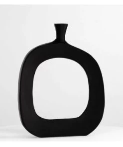 Vase Carel Noir 37x5xh49