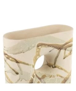 Vase Rect Kepsou Brn 20x7.5 H30